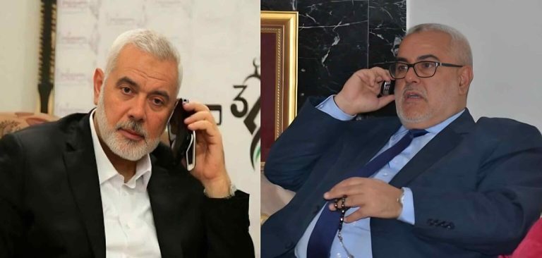 بنكيران يُهاتف هنية بعد استشهاد ثلاثة من أبنائه