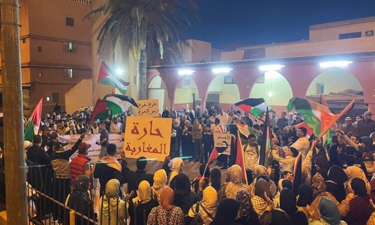 لا لاجتياح رفح”..وقفة بالمغرب تطالب بفتح المعابر بغزة