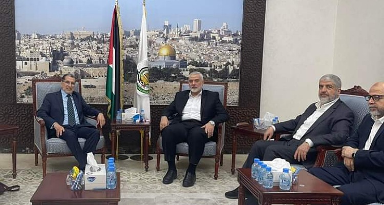 قطر.. العثماني يلتقي بقادة حماس ويستعرض جهود الملك لدعم الفلسطينيين