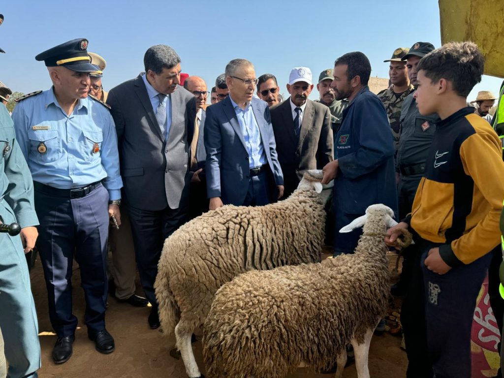 الوالي خطيب الهبيل يتفقد سوق الأضاحي ببني ملال