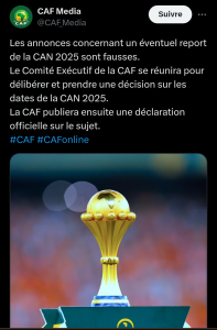 كاف : الأنباء حول تأجيل موعد كأس إفريقيا للأمم المغرب 2025 غير صحيحة