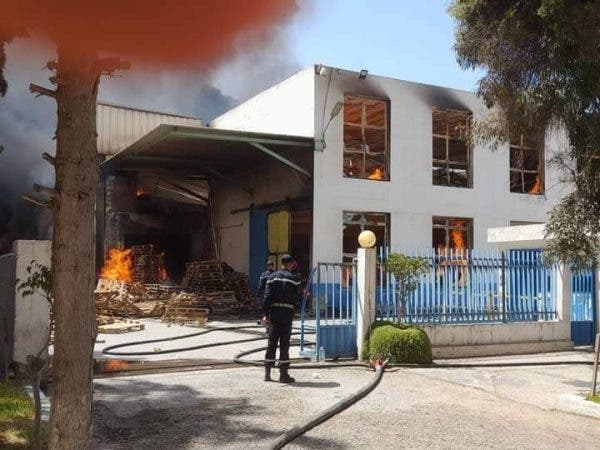 فتح بحث قضائي لتحديد ظروف وملابسات حريق مصنع الورق ببرشيد 1 فتح بحث قضائي لتحديد ظروف وملابسات حريق مصنع الورق ببرشيد