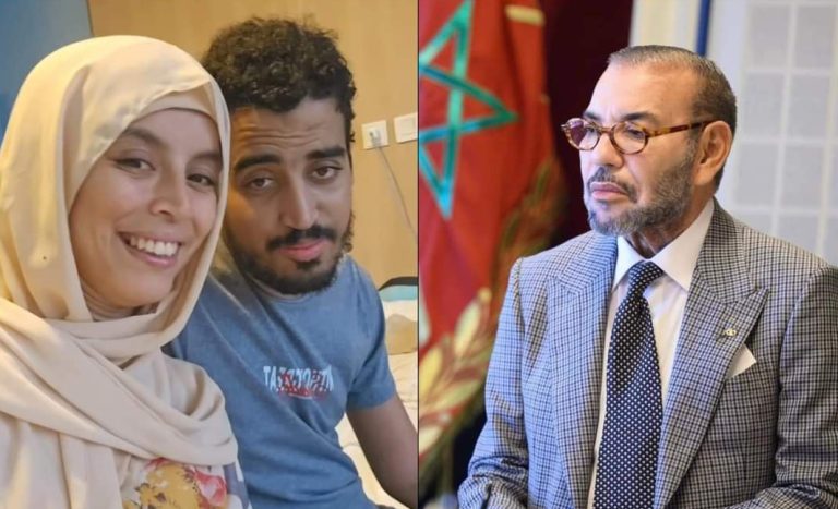 الملك محمد السادس يستجيب لنداء خديجة ويتكفل بعلاج زوجها هشام