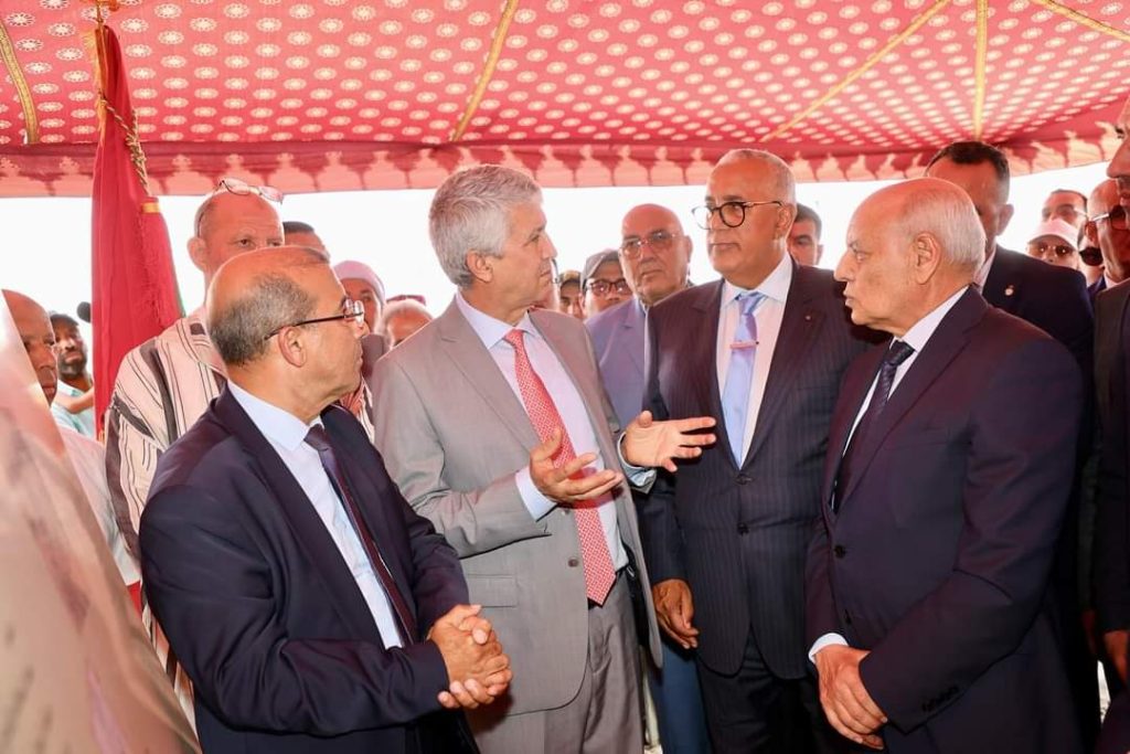 تاوريرت .. صديقي يعطي انطلاقة بناء مجزرة عصرية وعدة مشاريع تنموية