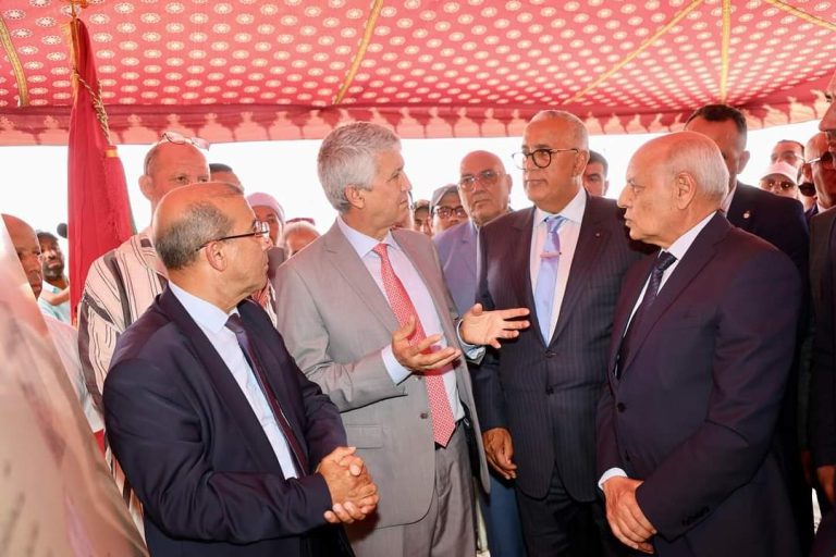 تاوريرت .. صديقي يعطي انطلاقة بناء مجزرة عصرية وعدة مشاريع تنموية