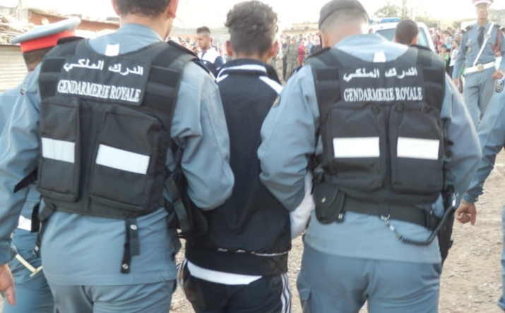 اشتوكة : الدرك يشن حملة على متورطين في الشغب في احتفالات بوجلود و " عاشوراء"