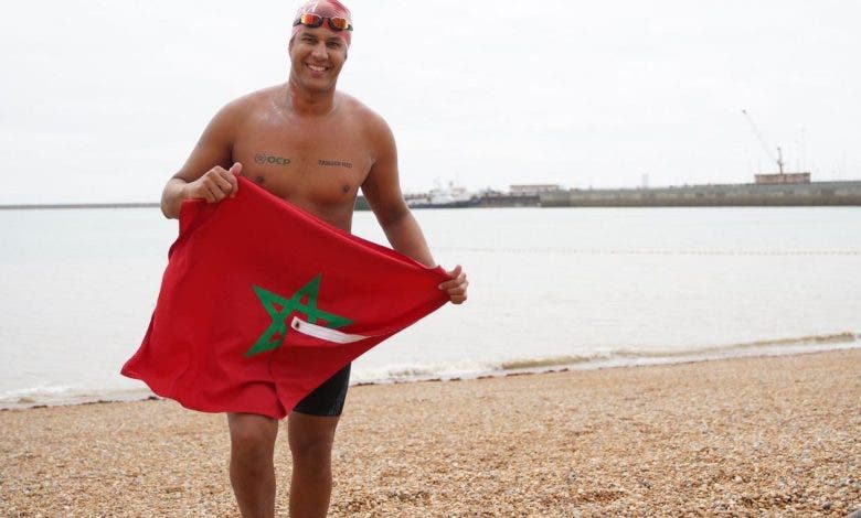 حسن بركة..أول سباح مغربي ينجح في عبور قناة المانش 1 حسن بركة..أول سباح مغربي ينجح في عبور قناة المانش