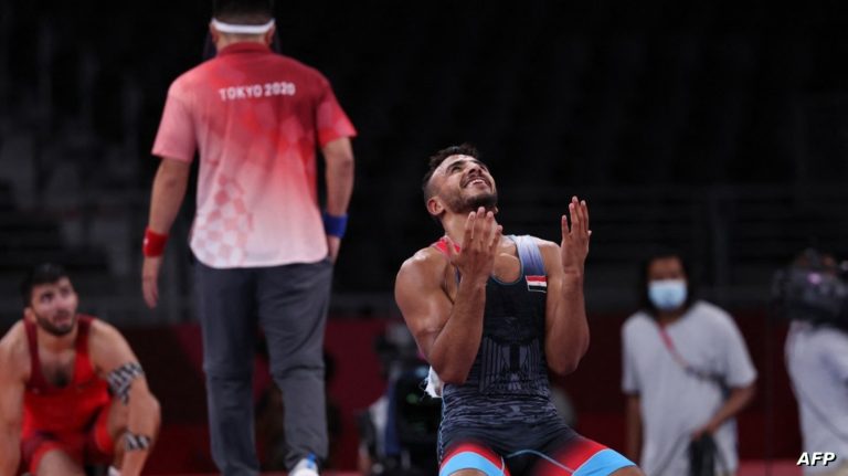 لاعب المصارعة محمد إبراهيم السيد كيشو