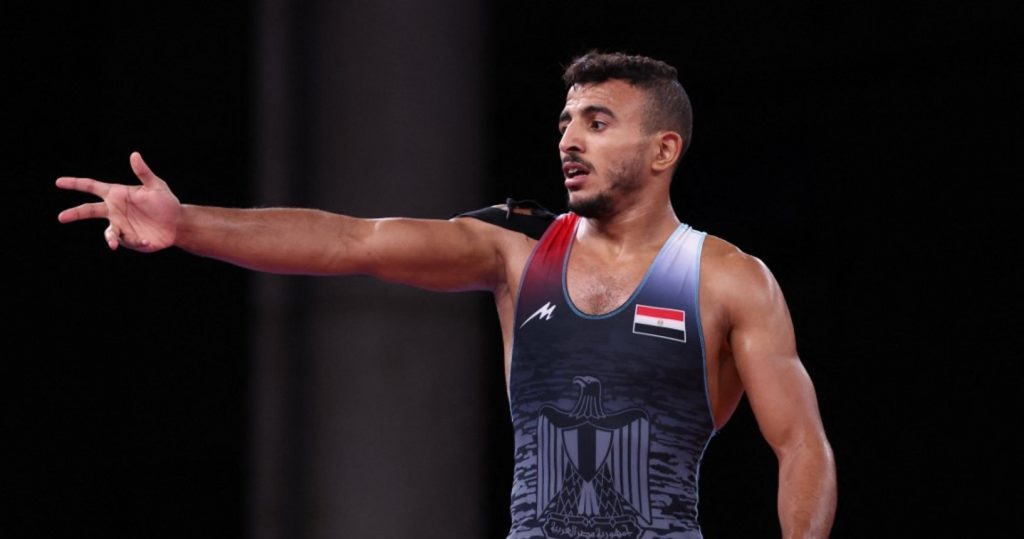 لاعب المصارعة محمد إبراهيم السيد كيشو