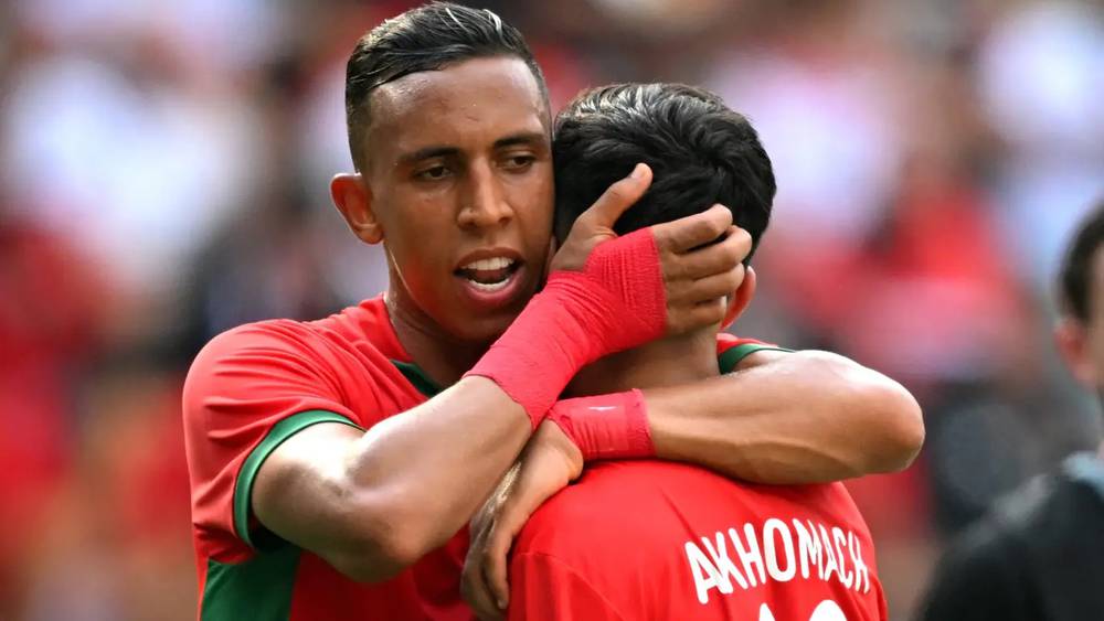سفيان رحيمي نجم المنتخب المغربي الأولمبي