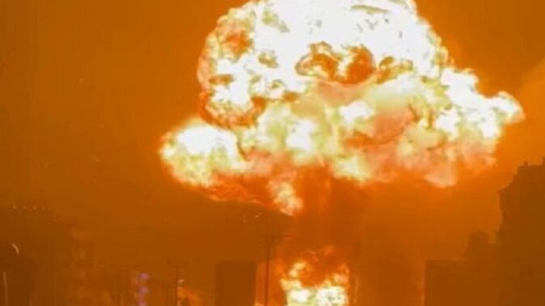 مصرع 5 وإصابة العشرات في انفجار محطة غاز في اليمن (فيديوهات)
