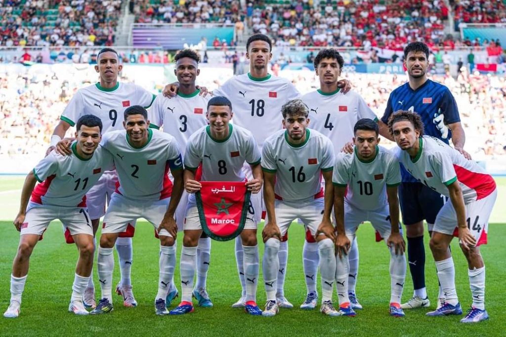 الملك يهنئ أعضاء المنتخب الوطني الأولمبي بعد ظفره ببرونزية أولمبياد باريس