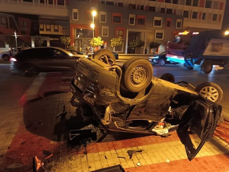 طنجة.. مـ.ـصرع شخص في انقلاب سيارة تابعة لجماعة ترابية