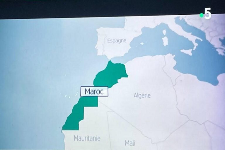 فرنسا تُبرز خريطة المغرب الكاملة