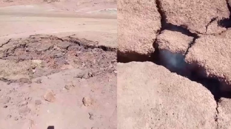 أزيلال : صعود " دخان ابيض " من اعماق الارض يثير القلق