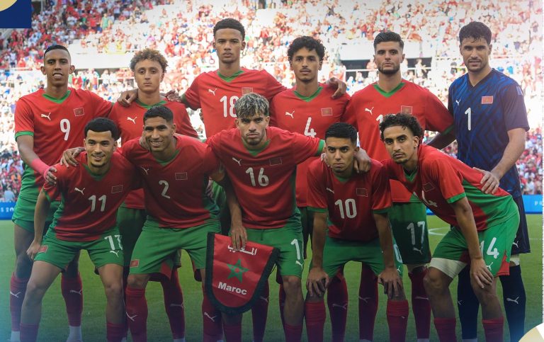 المنتخب المغربي الأولمبي يُجري آخر حصة تدريبية قبل مباراة الترتيب