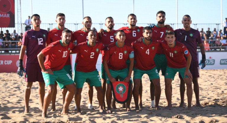 المنتخب الوطني لكرة القدم الشاطئية يكتسح نظيره البلجيكي 9-2