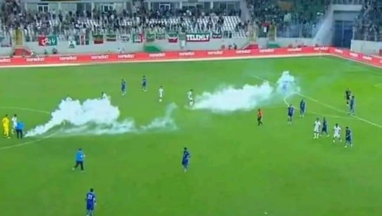 بلاغ رسمي بشأن أحداث مبارة "المنستيري التونسي" ضد مولودية الجزائر
