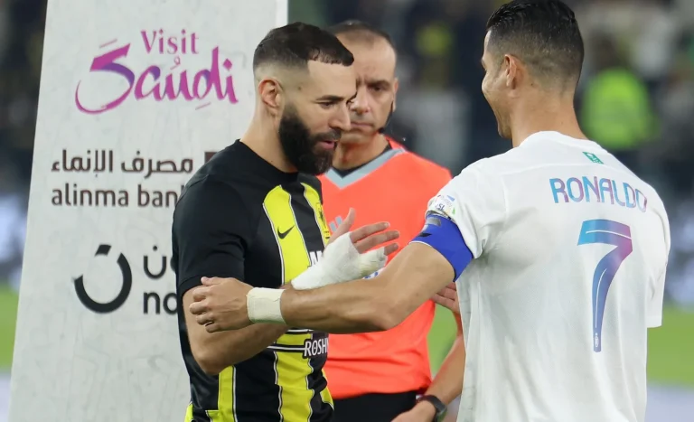 الفرنسي كريم بنزيما والبرتغالي كريستيانو رونالدو