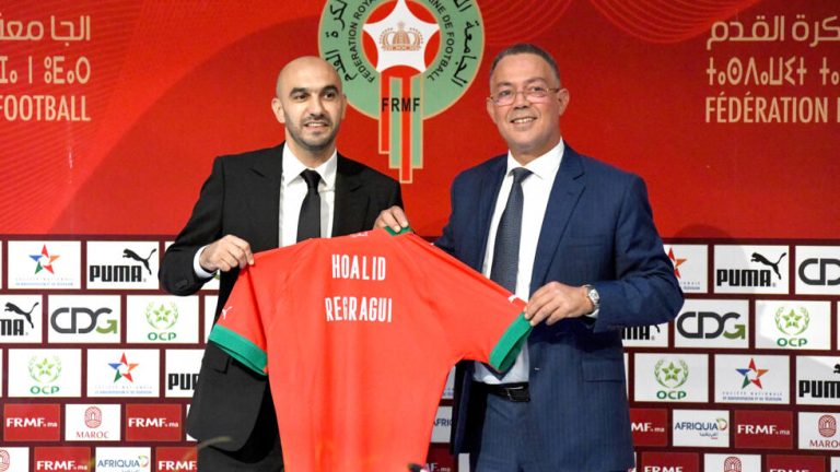 وليد الركراكي وفوزي لقجع