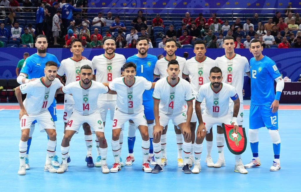 القنوات الناقلة لمباراة المنتخب المغربي اليوم ضد إيران في كأس العالم للفوتسال 2024