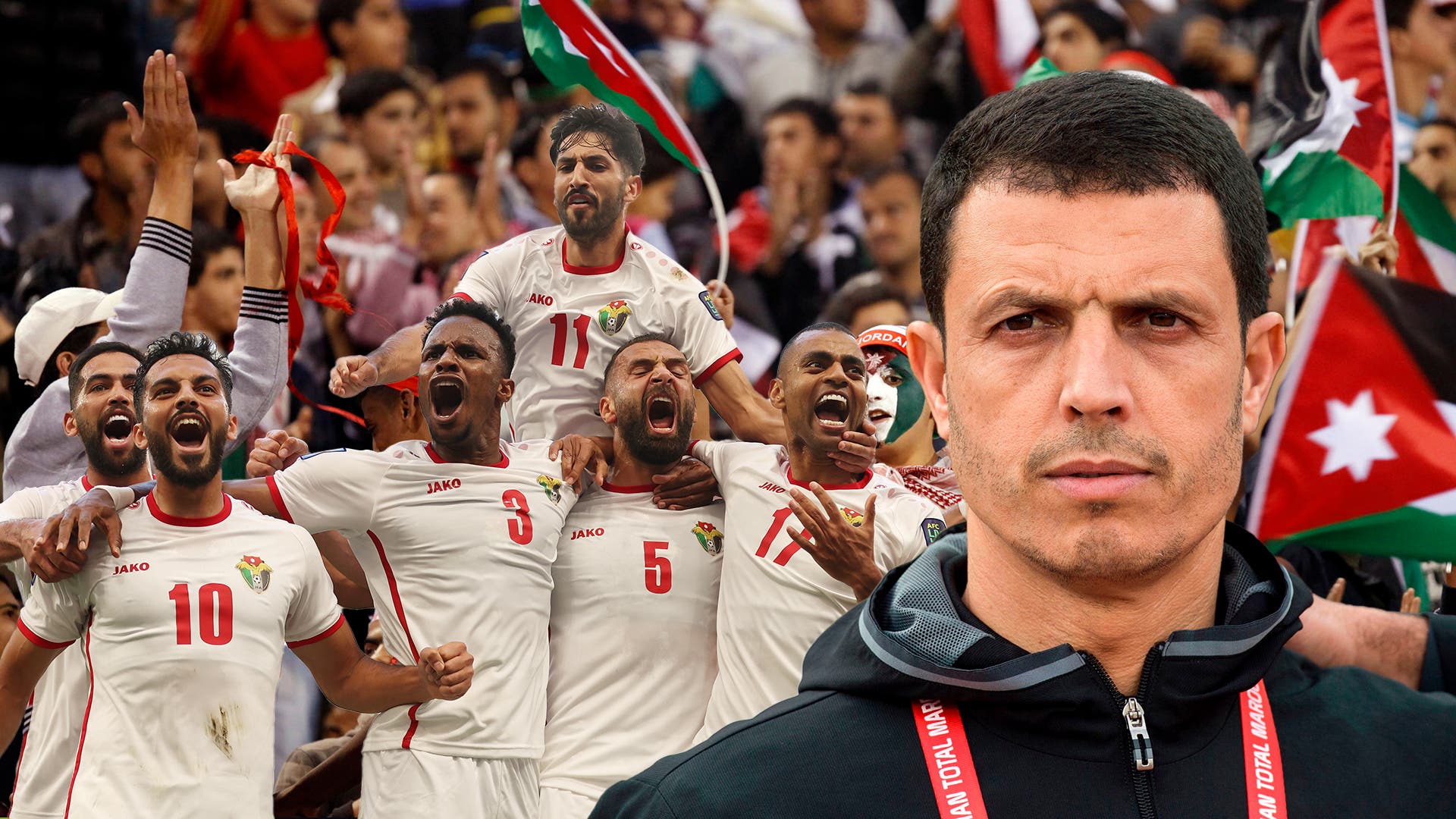 السلامي يقود المنتخب الأردني لفوز كاسح أمام عمان في تصفيات المونديال