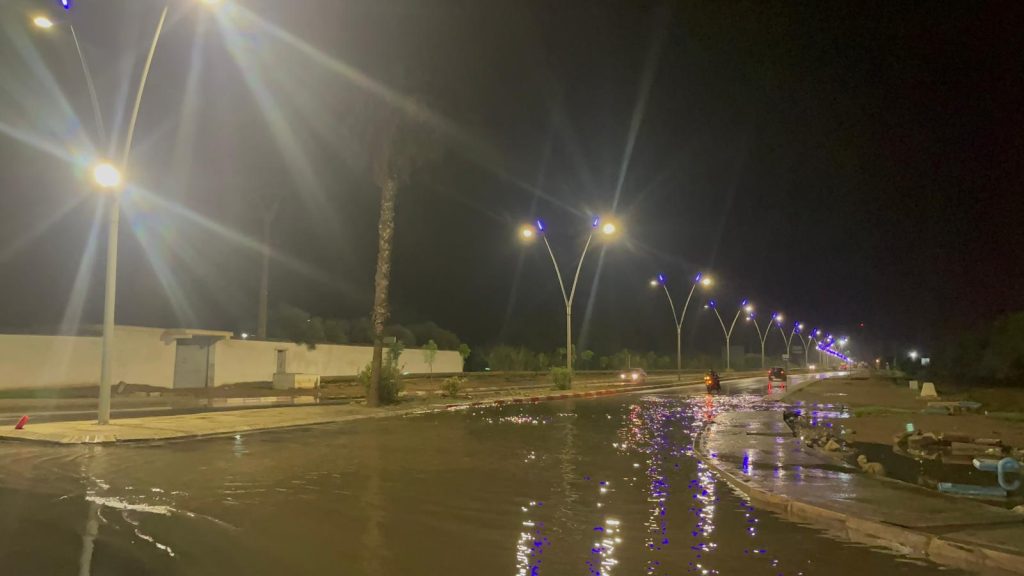 أمطار خفيفة تكشف ضعف البنية التحتية بمدخل الناظور