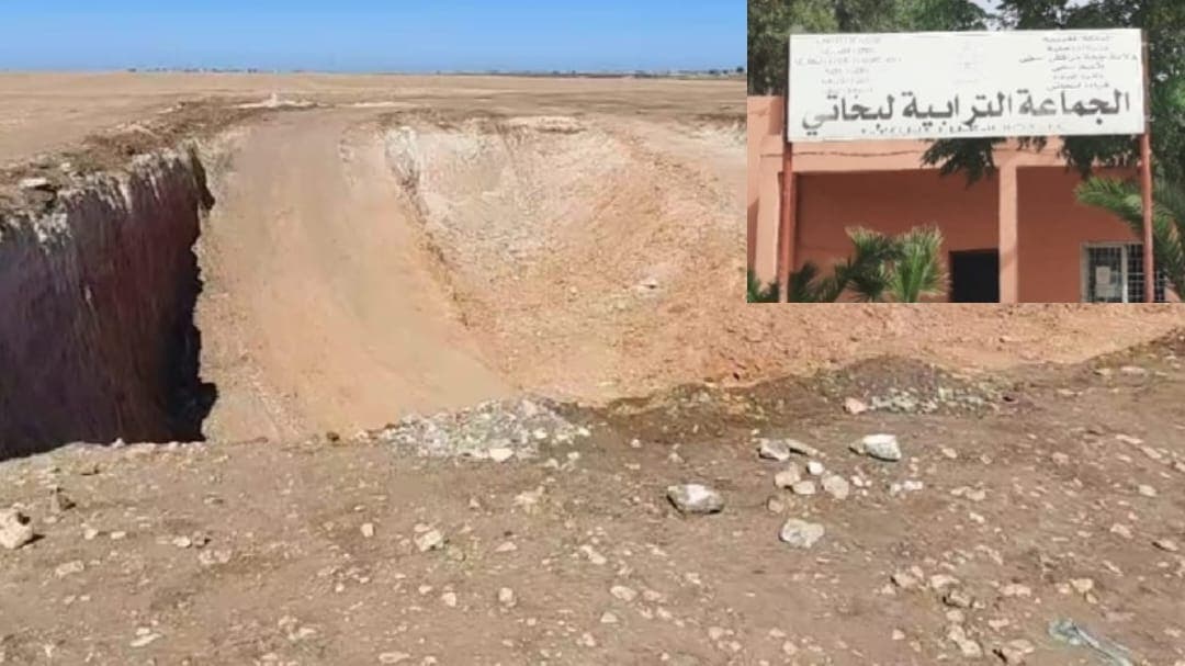 حفرة عشوائية لاستخراج الأتربة “خطر محدق”.. يثير المخاوف بجماعة لبخاتي