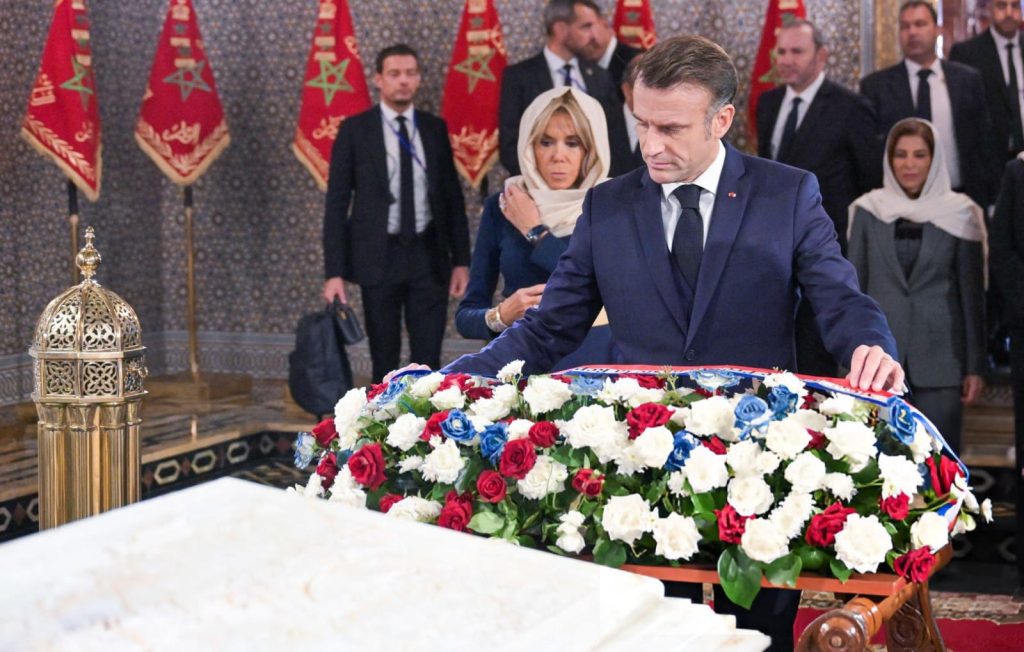 من زيارة الرئيس الفرنسي إيمانويل ماكرون للمغرب