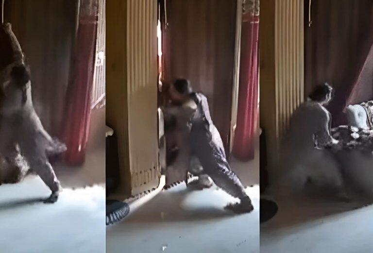 حادثة غريبة.. امرأة تثير الدهشة بهزيمتها 3 لصوص اقتحموا منزلها (فيديو)