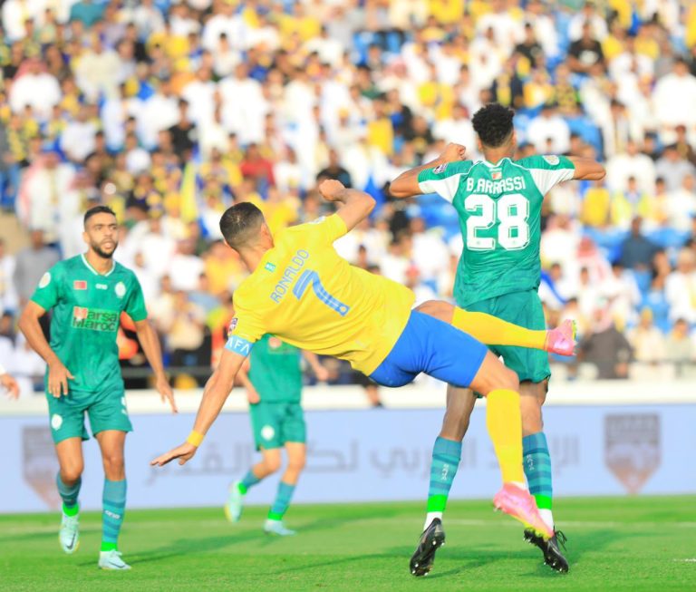 كريستيانو رونالودو من مباراة سابقة أمام الرجاء الرياضي