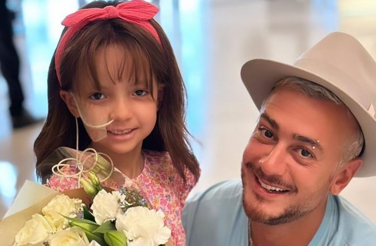 سعد لمجرد والطفلة سجى