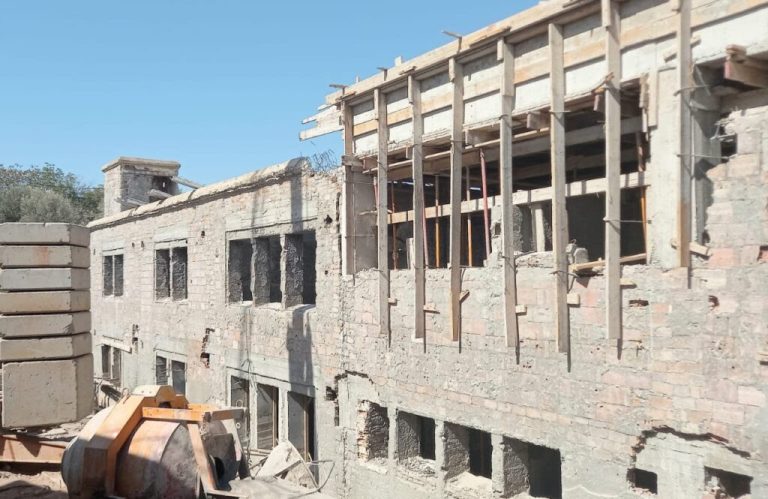 أشغال بناء مستشفى ابن رشد بتازة