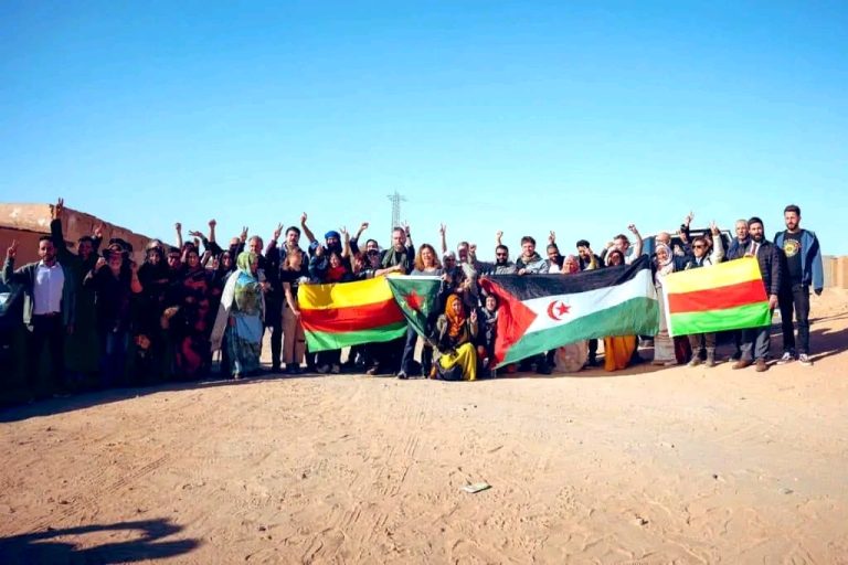 أعضاء PKK وYPG في تندوف مع حركة البوليساريو الانفصالية