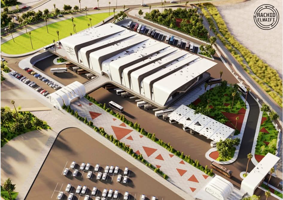 تصميم المحطة الطرقية الجديدة في إنزكان