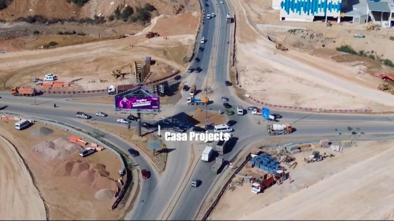 أشغال تهيئة الملتقى الطرقي عزبان بالدار البيضاء