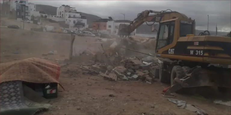 صورة تعبيرية لأعمال هدم البناء العشوائي بالمغرب