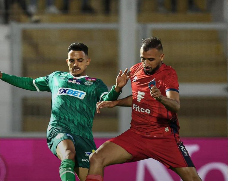 الرجاء يتعادل بهدف لمثله مع ضيفه أولمبيك آسفي
