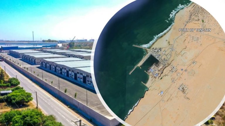 مكان إنشاء منطقة للأنشطة الاقتصادية في طانطان