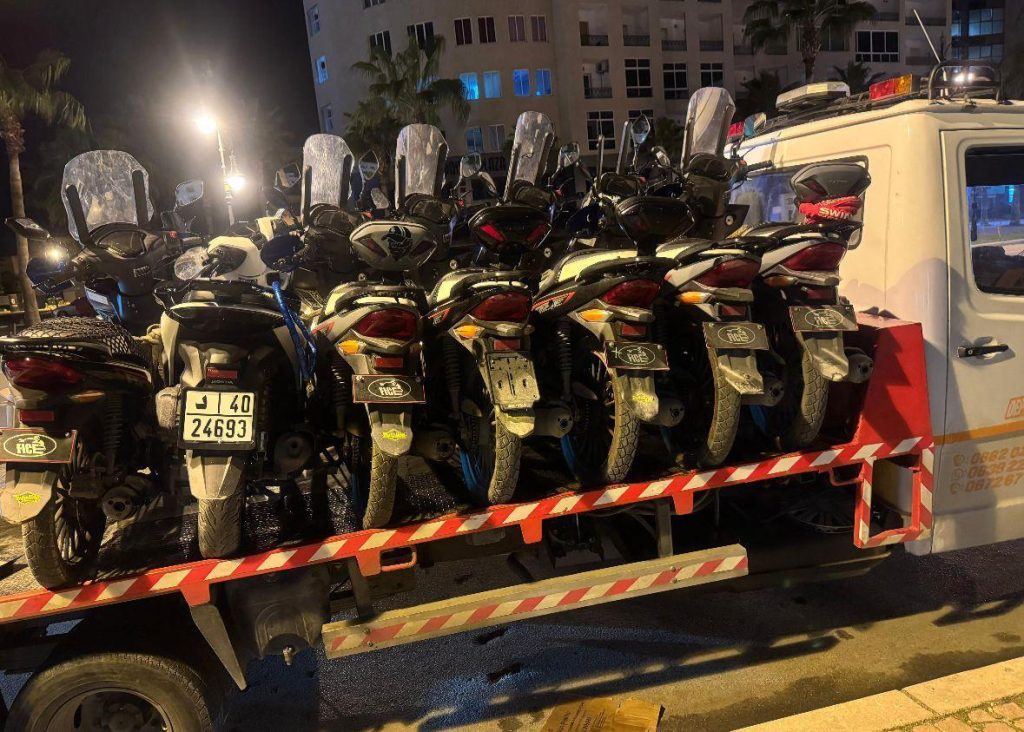 حجز دراجات نارية