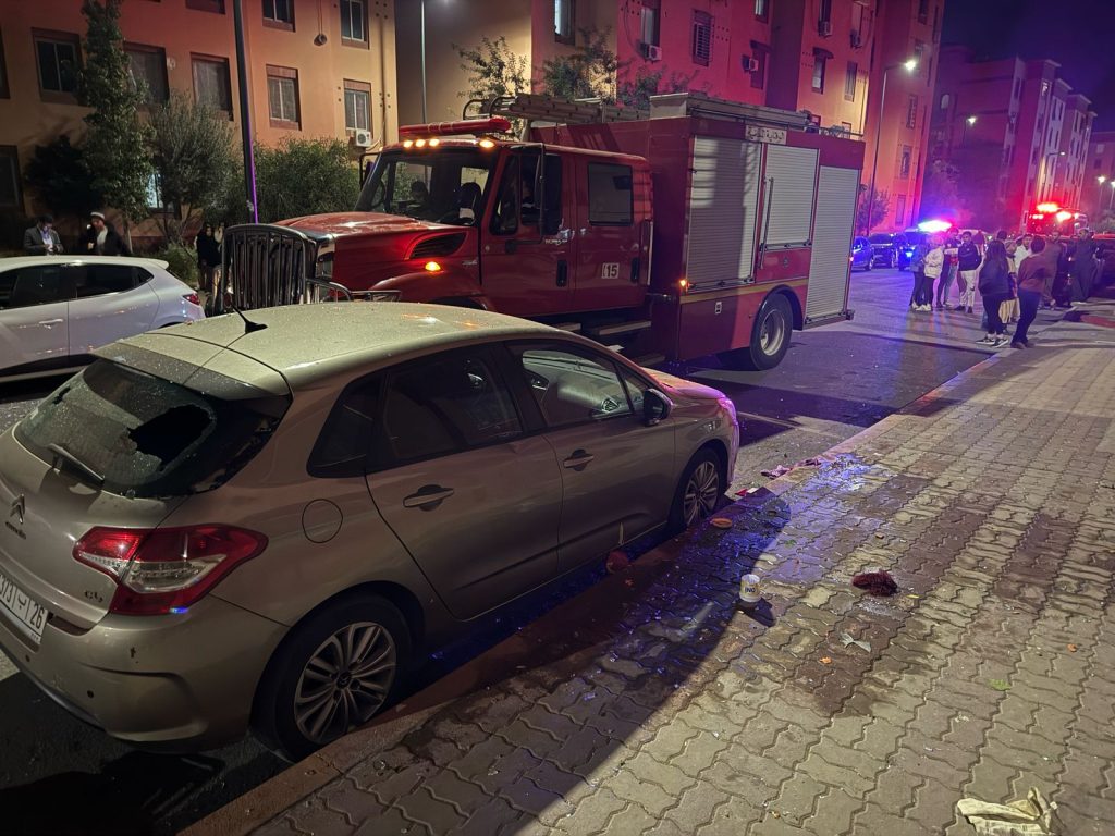 صورة من مكان الحادث