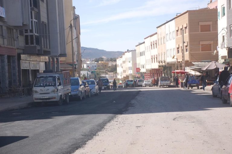 مشروع إصلاح شوارع تازة