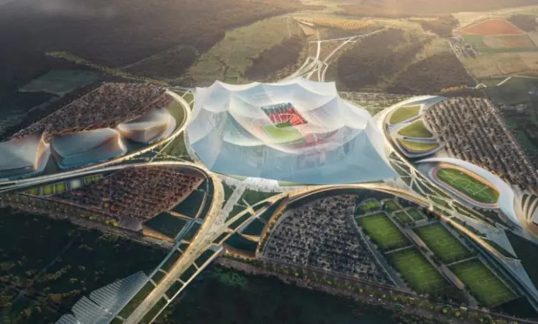 المغرب يطلق المرحلة الثانية من مشروع ملعب "الحسن الثاني" ببنسليمان استعداداً لمونديال 2030 1 ملعب الحسن الثاني ببنسليمان