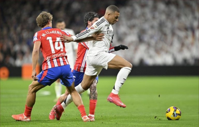ريال مدريد ضد أتلتيكو مدريد (لقطة من المباراة)