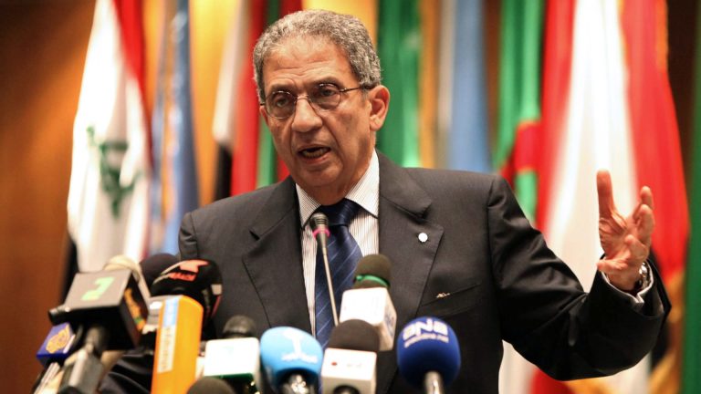 عمرو موسى الأمين العام الأسبق لجامعة الدول العربية