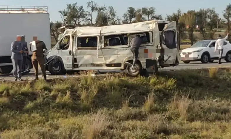 مصرع شخصين وإصابة آخرين إثر انقلاب حافلة لنقل المستخدمين نواحي سلا الجديدة