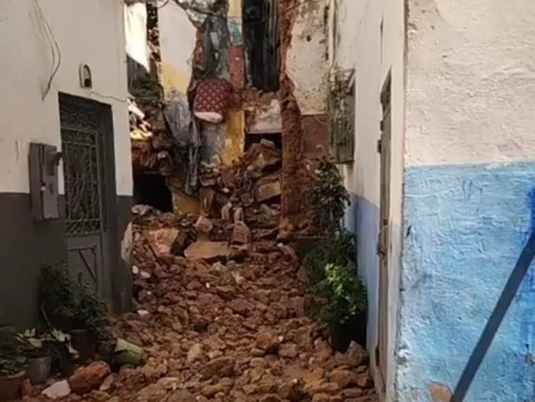 إنهيار منزل في العرائش