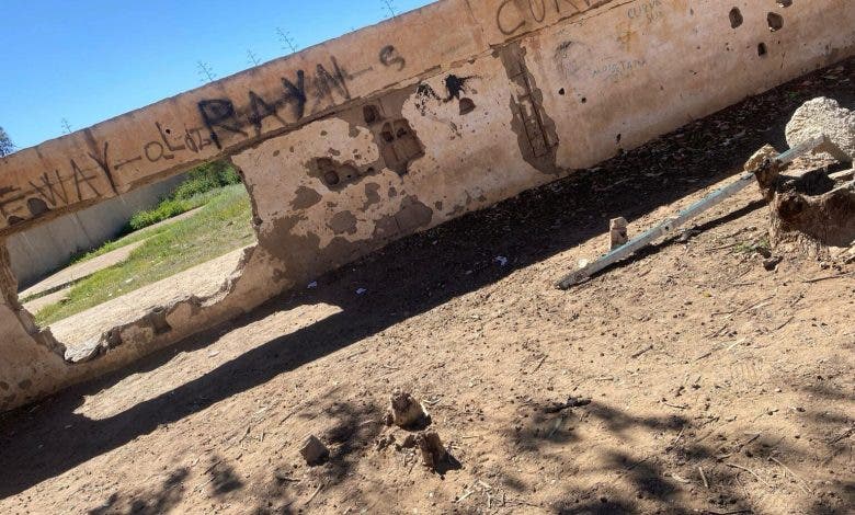 سور متهالك في الناظور