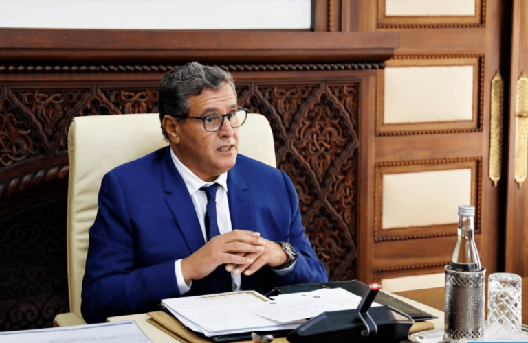 عزيز أخنوش في مجلس الحكومة