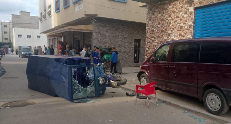 مرتيل.. حادث سير بحي الأغرّاس بسبب السرعة المفرطة